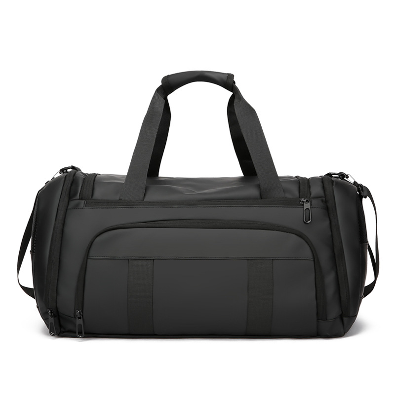 Portable sports training bag, water-repellent multi-functional shoulder travel bag, fitness bag, men's dry and wet separation, independent shoe compartment Item Picture