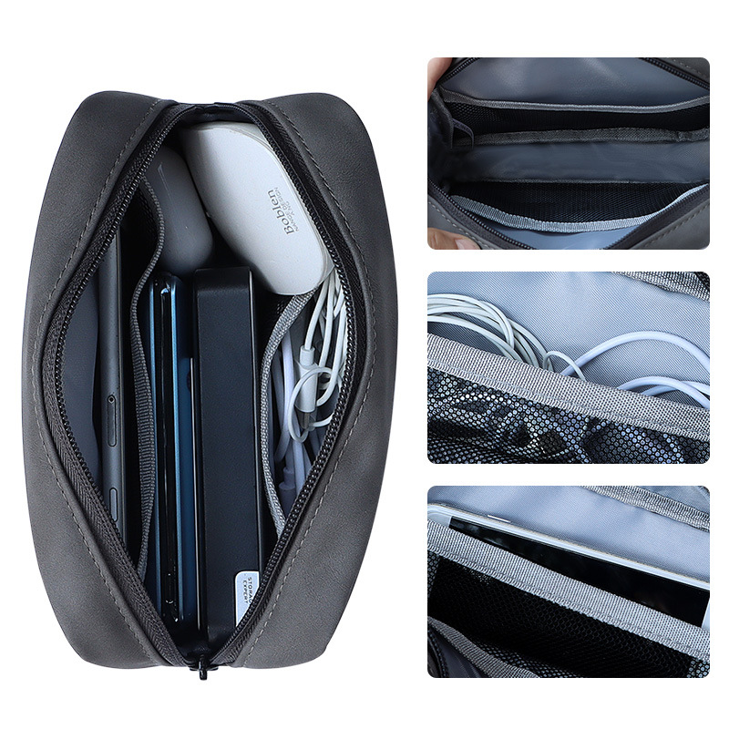 Digital accessory storage bag, headphones, mouse, data cable, power bank protection, USB flash drive shield, charger, organizing bag and box details Picture