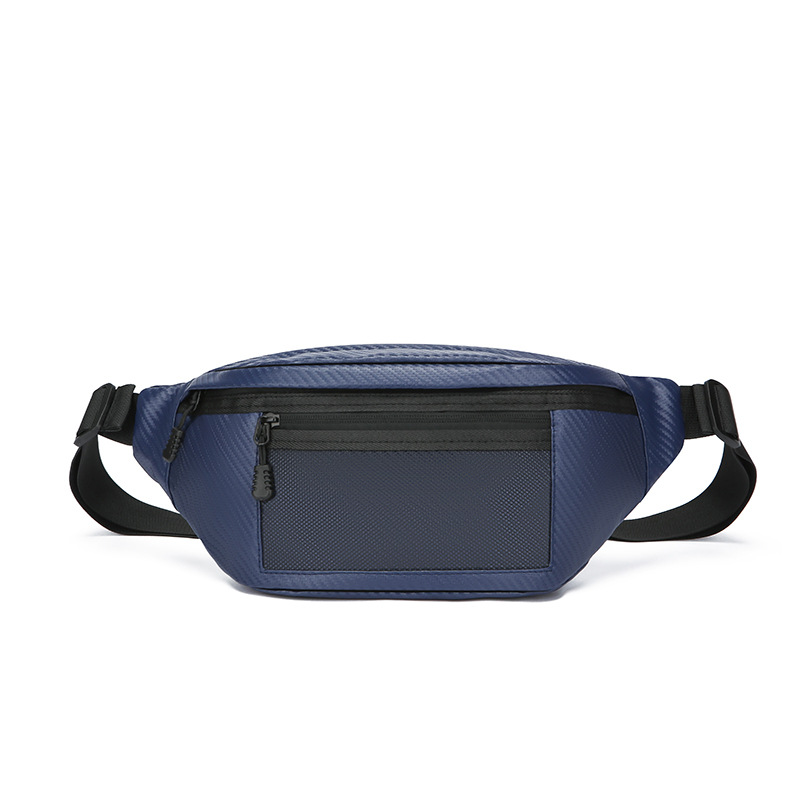 Men's fashionable and simple single-shoulder crossbody bag 2025 new style small backpack outdoor sports cycling waist bag wholesale Item Picture