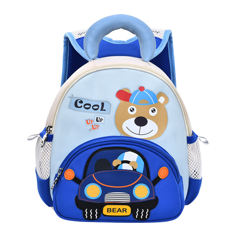 New style kindergarten schoolbag for boys and girls aged 1-3, cartoon cute large-capacity baby outdoor leisure backpack 4 Item Picture