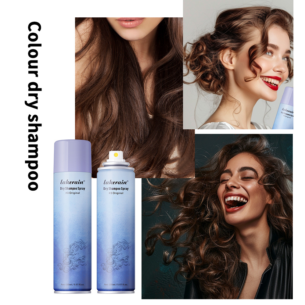 lakerain Dry Hair Spray for natural and fluffy hair styling, no-rinse dry hair spray details Picture