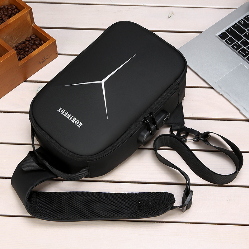 Wholesale summer hard-shell multi-functional men's single-shoulder bags, cycling waist bags, outdoor rider, motorcycle, and crossbody bags Specification drawing