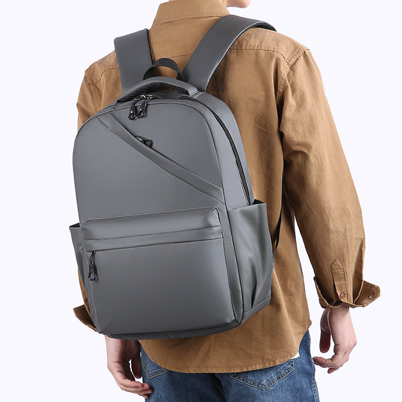 Amazon backpacks for men's business trips, new large-capacity computer bags, and multi-functional school bags for students details Picture