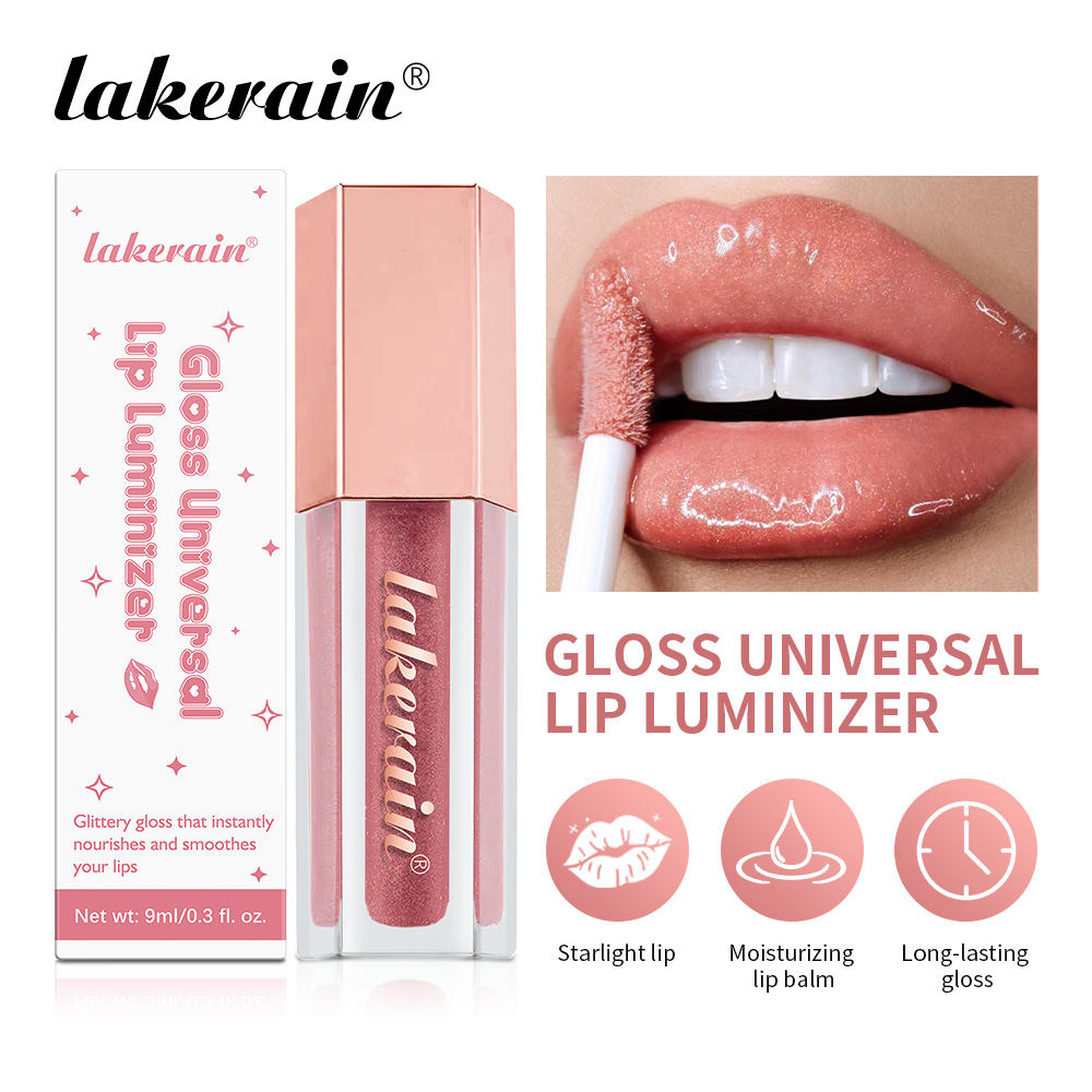 Lakerain Lip clay, lip gloss, Water Light, mirror finish, Lip gloss and lip gloss details Picture