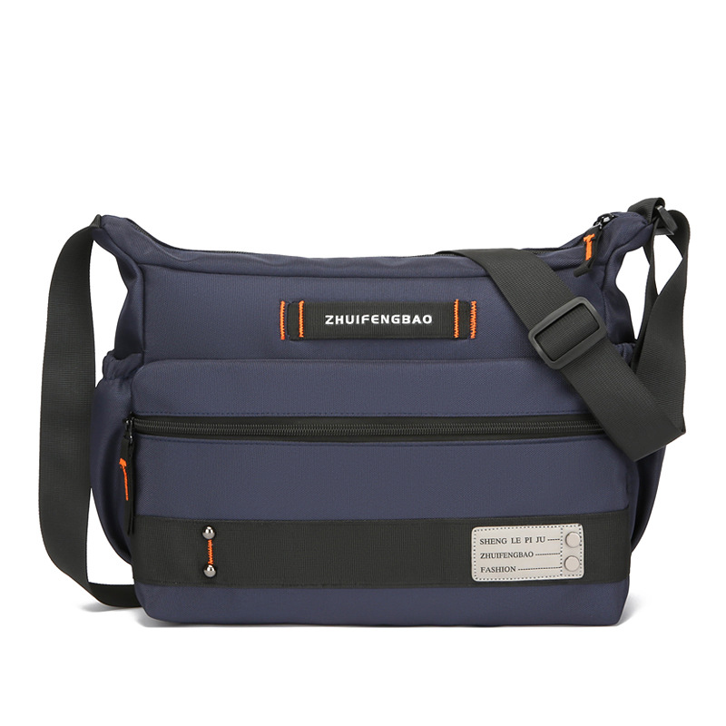 New men's bag 2025 collection: Horizontal men's bag, Oxford fabric single-shoulder crossbody bag, small crossbody bag for outdoor travel Item Picture