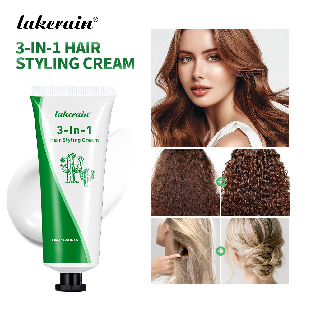 lakerain Hair Styling Cream, Fluffy styling Gel, Hair Gel, Hair Setting cream Specification drawing