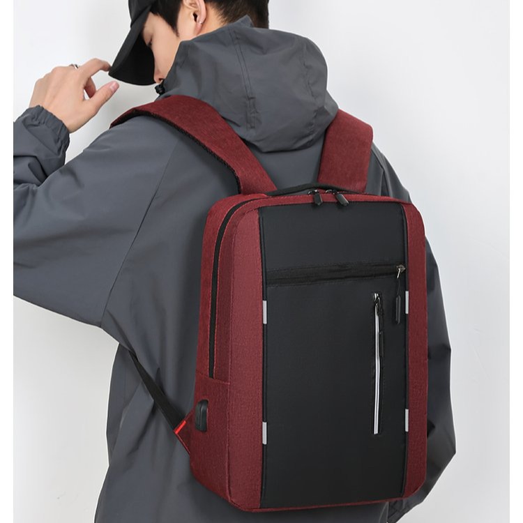 2024 Cross-border new three-piece set of backpacks: Large capacity, simple business computer bag, travel bag, and backpack Application Scenario