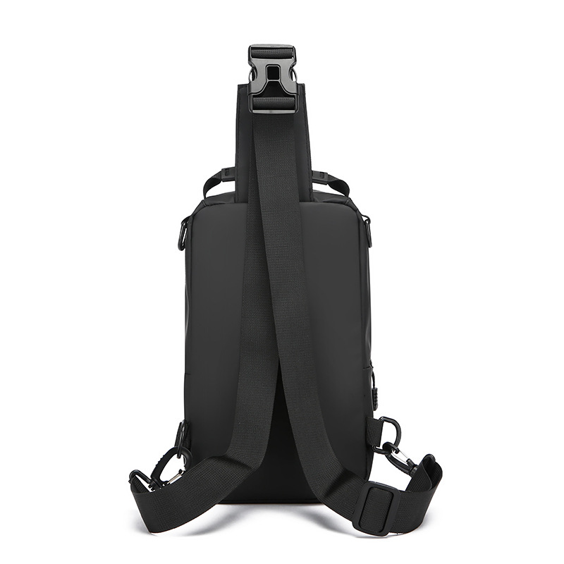 New men's crossbody bag, multi-functional business backpack, bestseller, fashionable and sporty, large-capacity storage bag, chest bag, cross-border Application Scenario