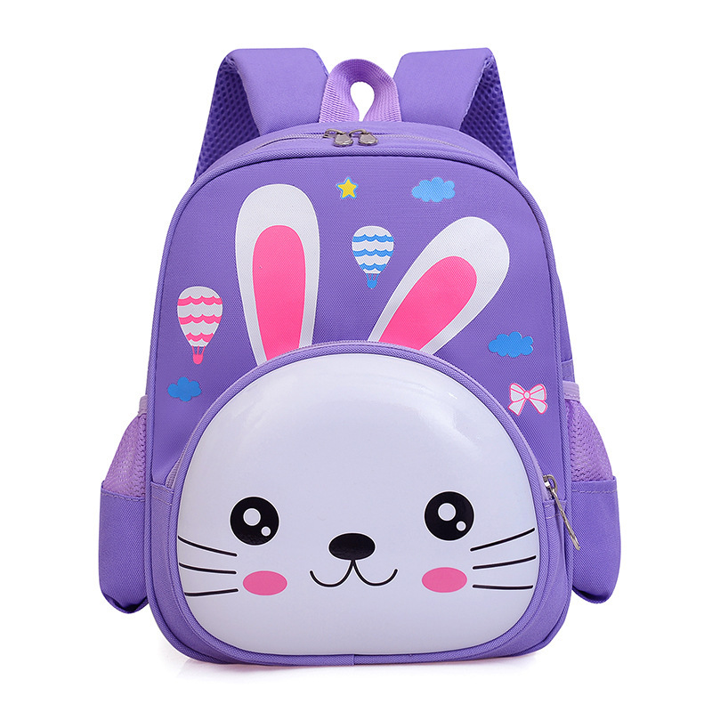 New style of kindergarten children's schoolbag, cute cartoon eggshell bag for boys and girls, lightweight and casual backpack Item Picture