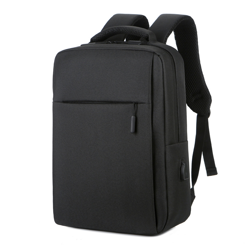 Upgraded USB waterproof backpack for men, 15.6-inch laptop bag, business commuting backpack with a special logo Item Picture