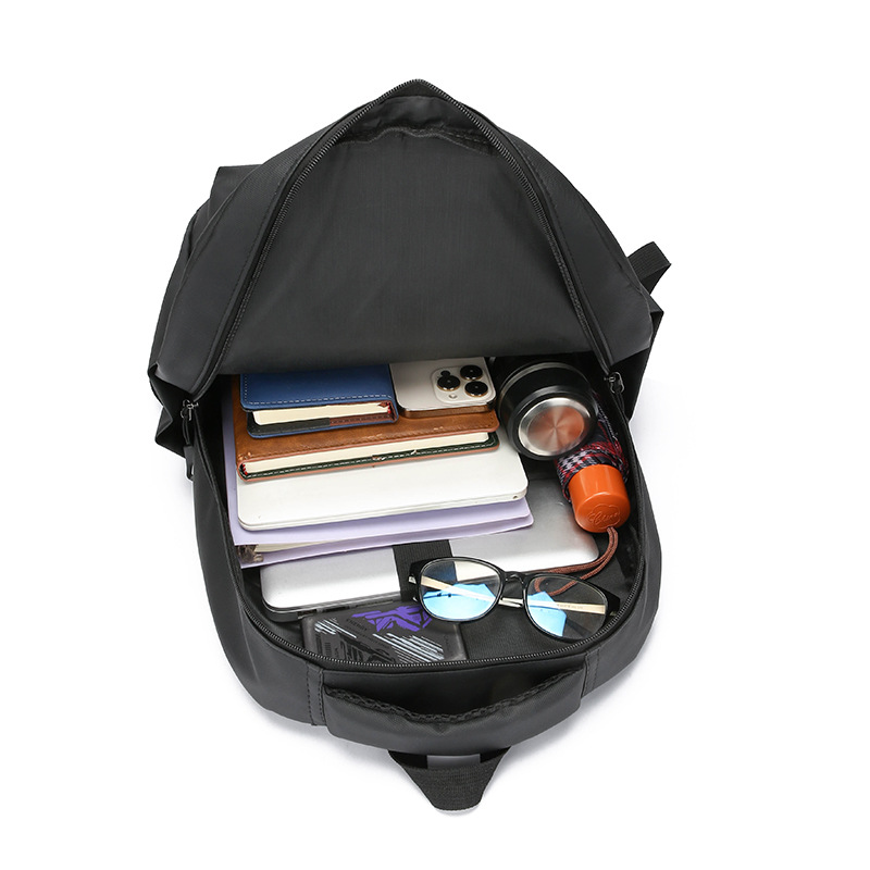 Cross-border business backpack, men's commuting and office computer bag, water-resistant double backpack, lightweight and large-capacity student schoolbag Application Scenario