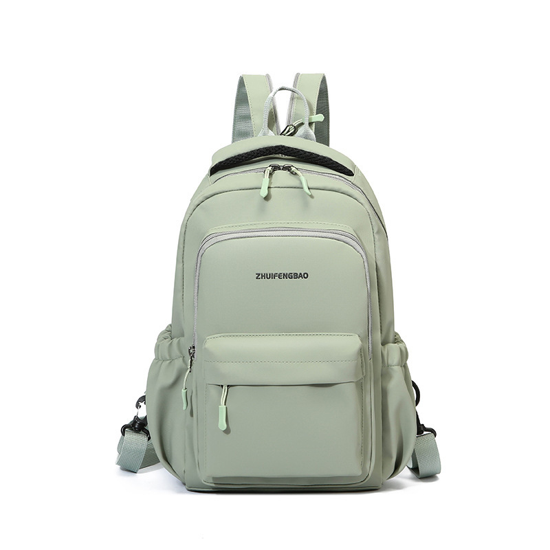 Forest-style schoolbag for junior high school girls, large-capacity 2025 Spring new simple backpack, single-shoulder crossbody backpack Item Picture