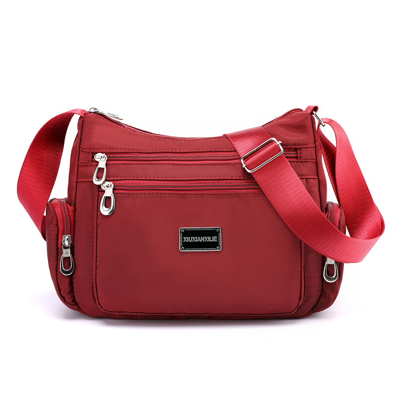 New casual nylon fabric women's bag, single-shoulder crossbody women's bag, trendy single-shoulder bag, cross-border one-piece consignment worldwide full figure