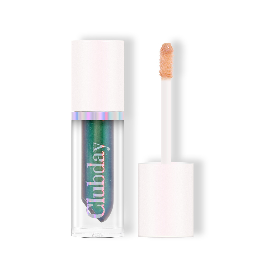 Clubday Cross-border Makeup Chameleon Eyeshadow Liquid Stage Makeup Facial Highlight Brightening Single-color Polarized Eyeshadow Item Picture