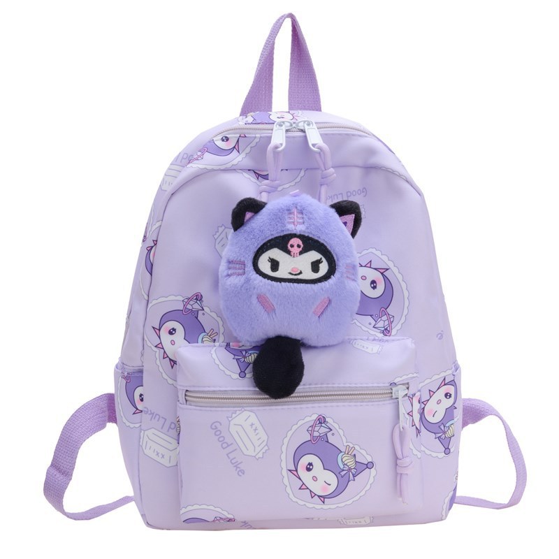 2024 Children's trendy backpacks: Cute cartoon casual backpacks for boys and Girls, fashionable printed kindergarten schoolbags Item Picture