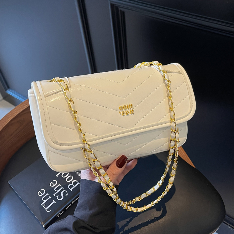 Fashionable small square bag trend 2025 Summer new stylish single-shoulder bag, casual ladies' quality commuter crossbody bag full figure