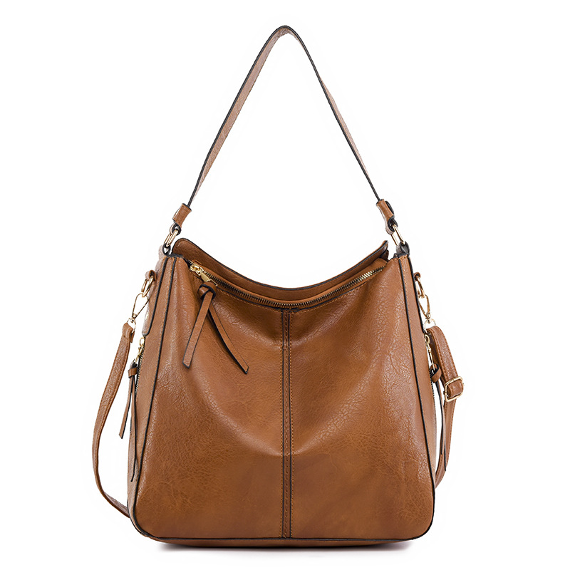 Cross-border women's bags 2023 New style single-shoulder bag, simple crossbody wandering bag, Korean-style handbag, women's tote large bag Item Picture