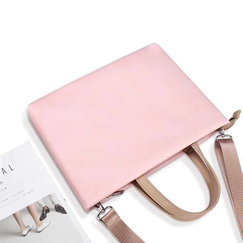 Wholesale portable laptop bags, single-shoulder bags, briefcases, 1345.6-inch fashionable laptops with logo printing available Specification drawing