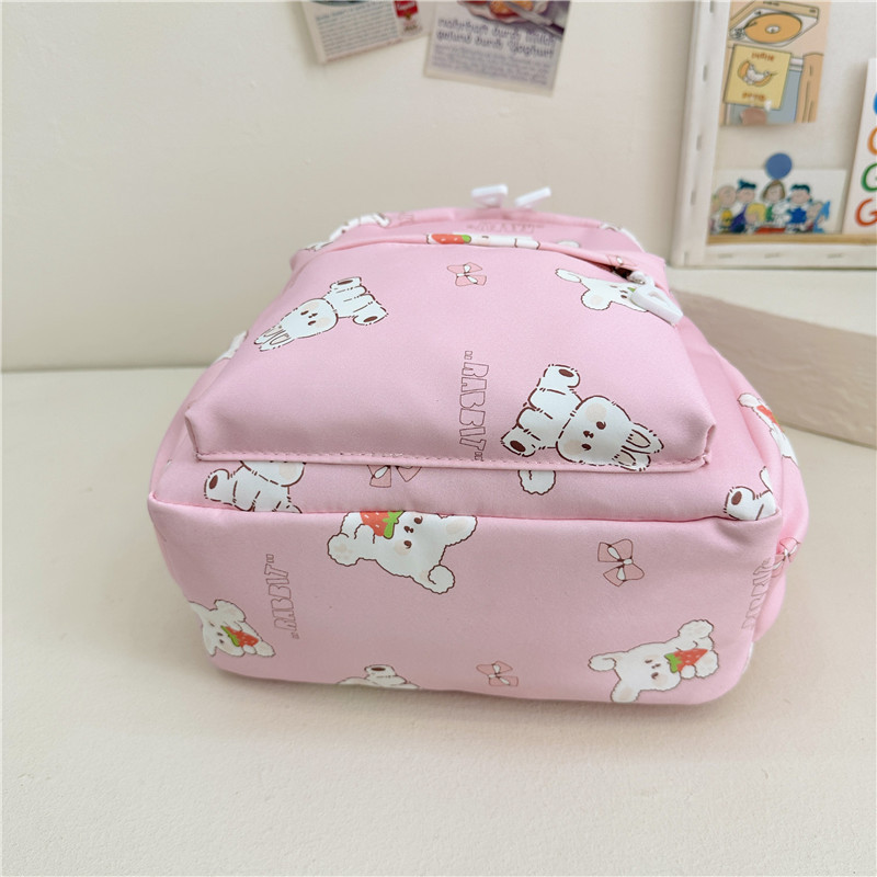 New foreign trade children's backpacks, cute printed kindergarten baby rabbit schoolbags, lightweight back-protecting small backpacks Application Scenario