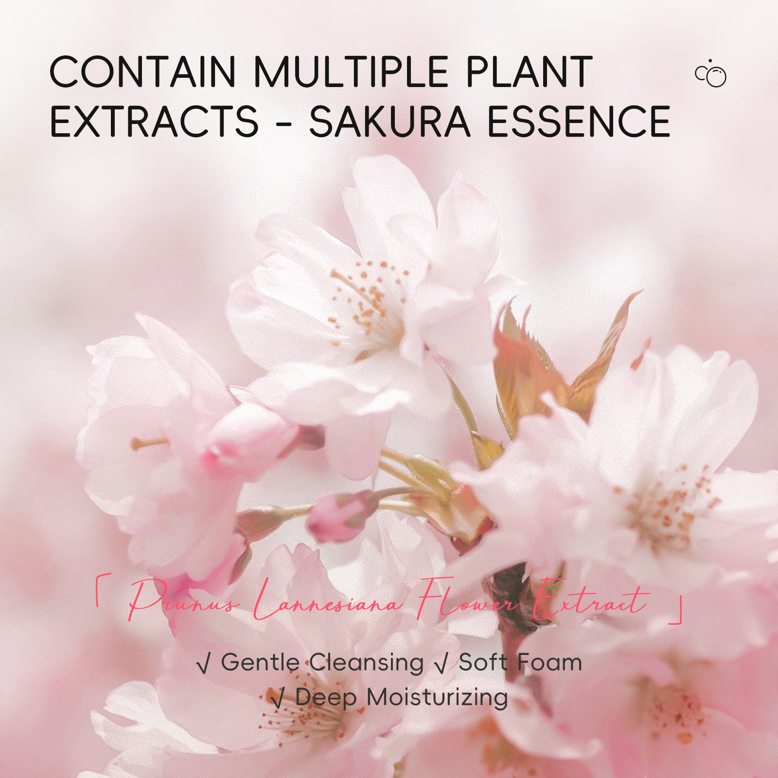 The new cross-border product LAIKOU Moisturizing and Cleaning Cherry Blossom Handmade Soap 110g is in stock and available for wholesale from the manufacturer. It comes in English packaging Application Scenario