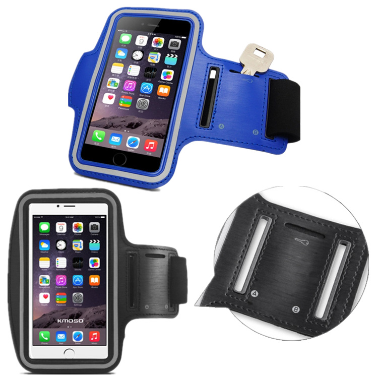 Running phone arm case, iphone6plus arm bag, 5.5-inch, 6.3, outdoor running side arm with bracelet full figure
