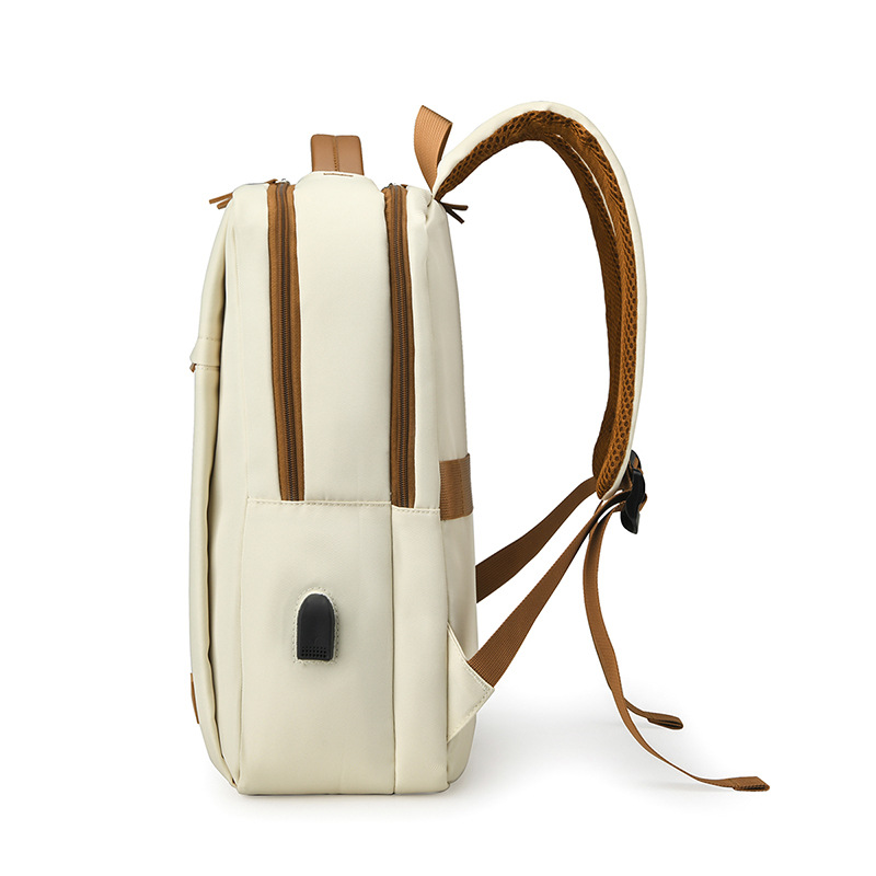 Casual and versatile backpack, a lightweight business commuting laptop backpack for women, and a simple schoolbag for middle and high school students for men Specification drawing