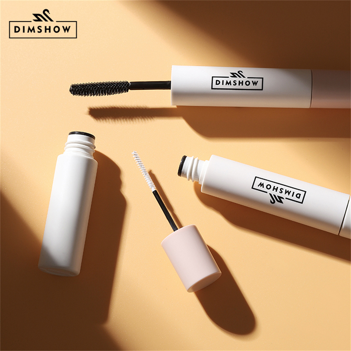 Cross-border double-headed long, thick and curly mascara, mascara base cream Specification drawing