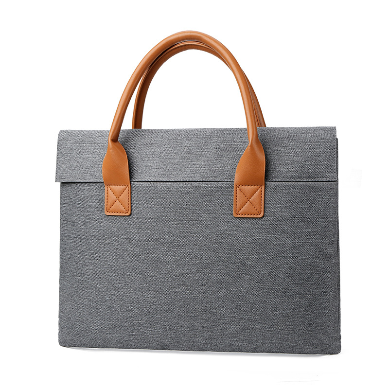 The lightweight laptop bag and business laptop briefcase are suitable for Apple and Huawei computer bags with printed logos Item Picture