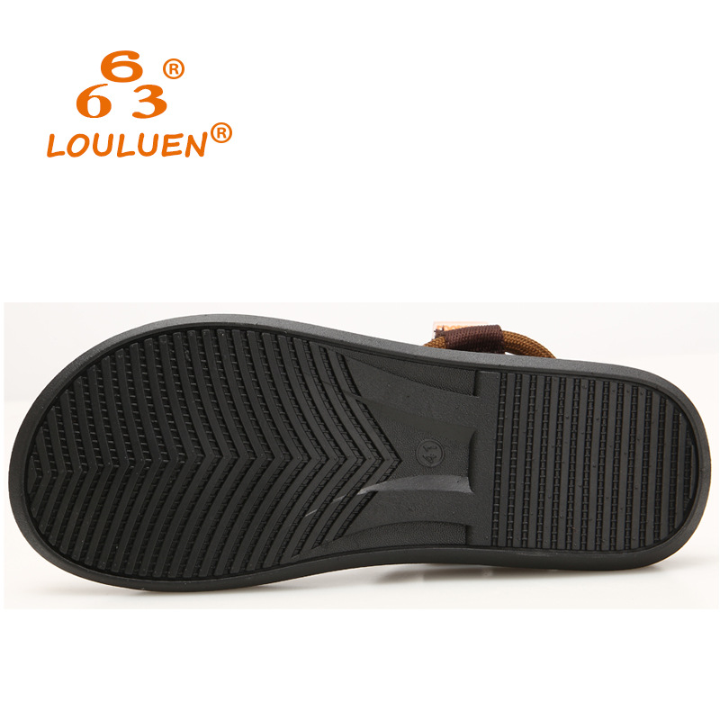 New summer sandals for men and women, trendy couple beach shoes, Korean style home men's slippers, Vietnamese slippers for export, large size Item Picture