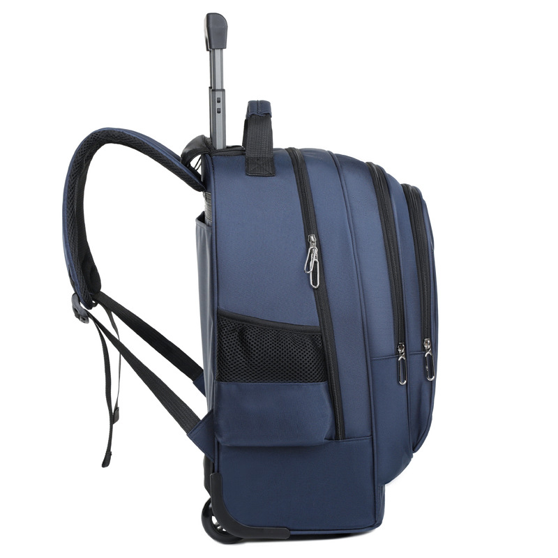 Backpack, double-shoulder bag, multi-purpose handle bag, women's swivel wheel travel bag, high-end business computer bag Item Picture