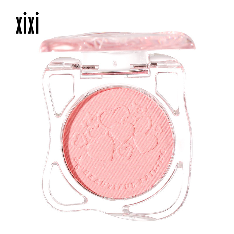 xixi's Heart-stirring Appointment: Transparent Blush, low saturation, shrinking, swelling color, pseudo-natural look, brightening, Contouring, matte Blush Item Picture