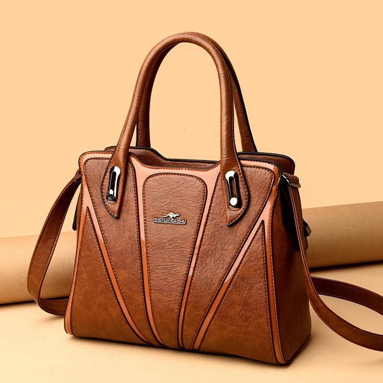 European and American trend new retro women's bags, export handbags, cross-border single-shoulder bags, crossbody bags, one piece global shipping Specification drawing