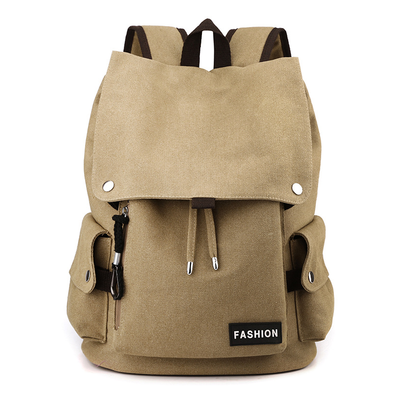 2023 New personalized Hong Kong-style backpack, large-capacity fashionable and trendy schoolbag, versatile and casual nylon student backpack Item Picture