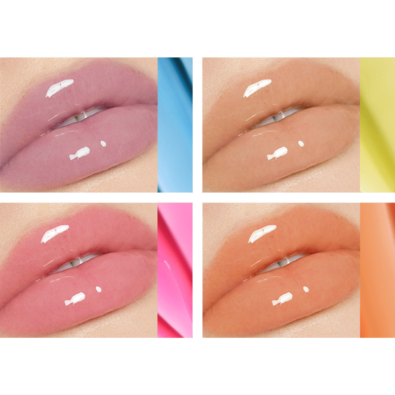 Cross-border JOLLY JOJO Four-color Jelly Lipstick Colored Lip Balm Lipstick Cosmetic Batch Specification drawing