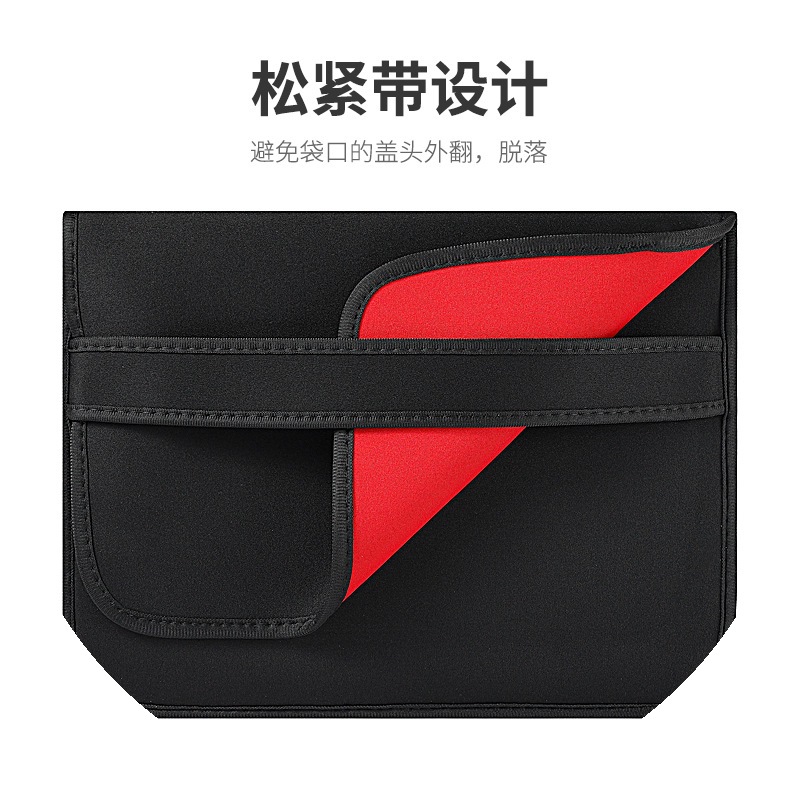 Suitable for Apple and Huawei 13Air14pro laptop inner liner bag, flip cover clutch bag, 15-inch diving material computer bag full figure