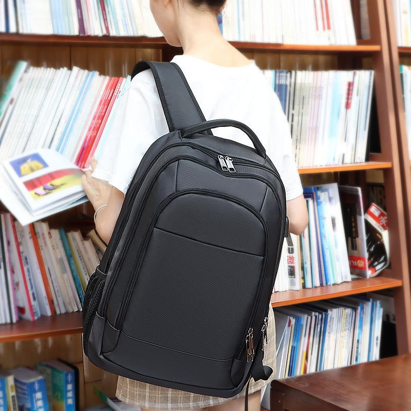 Backpack, computer bag, waterproof schoolbag for boys and girls, outdoor casual business, large capacity 15.6-inch pro Specification drawing