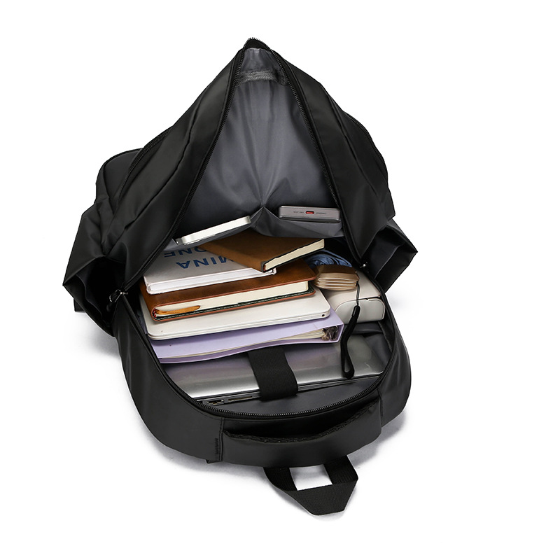 New large-capacity, simple commuting computer bag, school bag for junior and senior high school students, foreign trade backpack, cross-border wholesale for men, Korean version Item Picture
