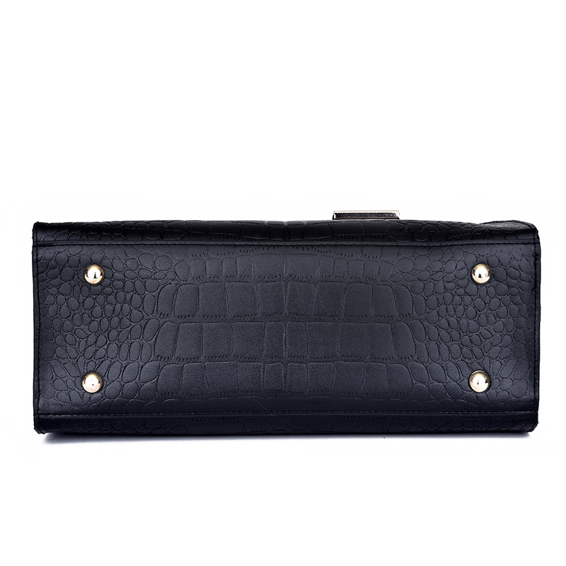 Ladies' crocodile-patterned single-shoulder bag, versatile crossbody bag, Korean trendy tote bag, cross-border wholesale handbag details Picture