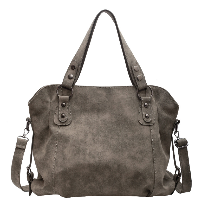 European Station Fashion commuter handbag for women 2022 New style casual single-shoulder bag, simple and elegant matte leather crossbody bag Item Picture