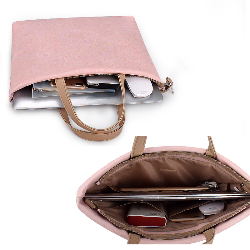 Wholesale portable laptop bags, single-shoulder bags, briefcases, 1345.6-inch fashionable laptops with logo printing available details Picture