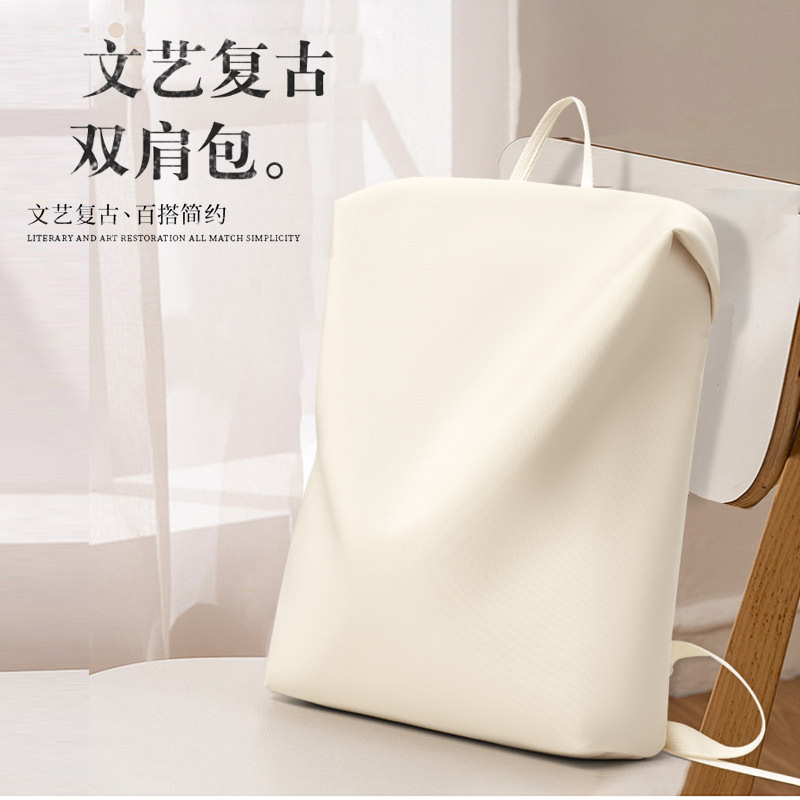 A new Korean-style backpack for women in 2025, featuring simplicity, portability, water repellency, and a trendy student backpack full figure