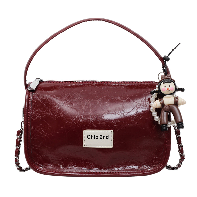 This year's trendy, versatile and simple small bag: A new 2025 commuter niche single-shoulder crossbody retro small bag Item Picture