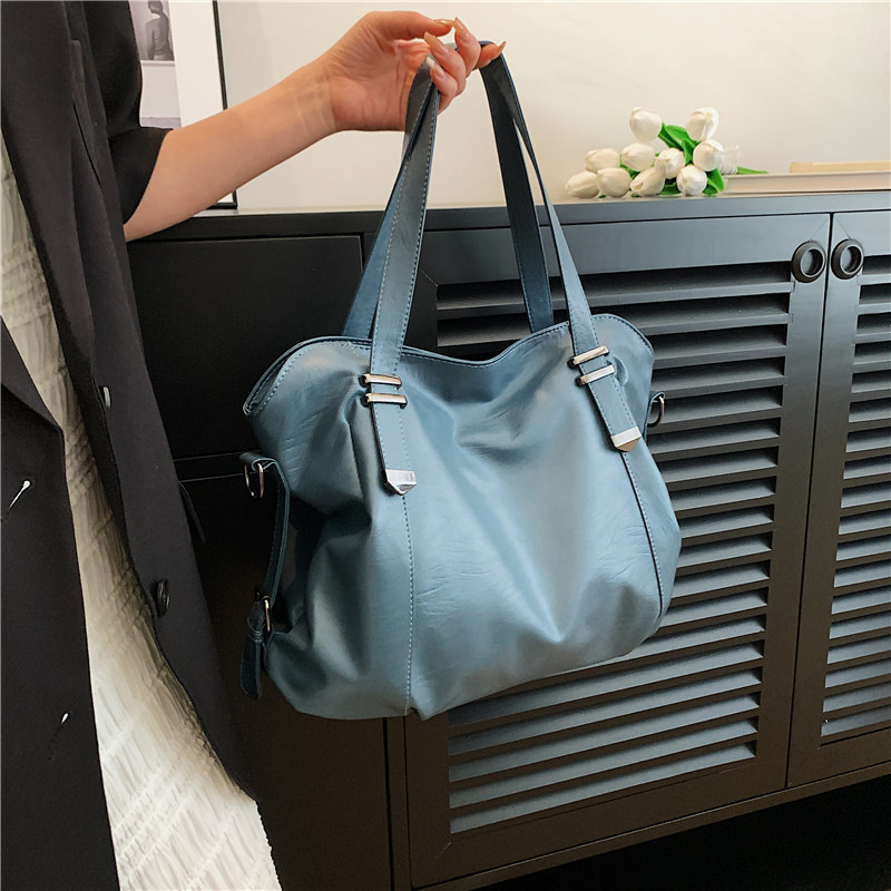New fashionable European and American women's bags, retro and simple single-shoulder bags, large-capacity high-quality handbags, elegant crossbody bags are in stock details Picture