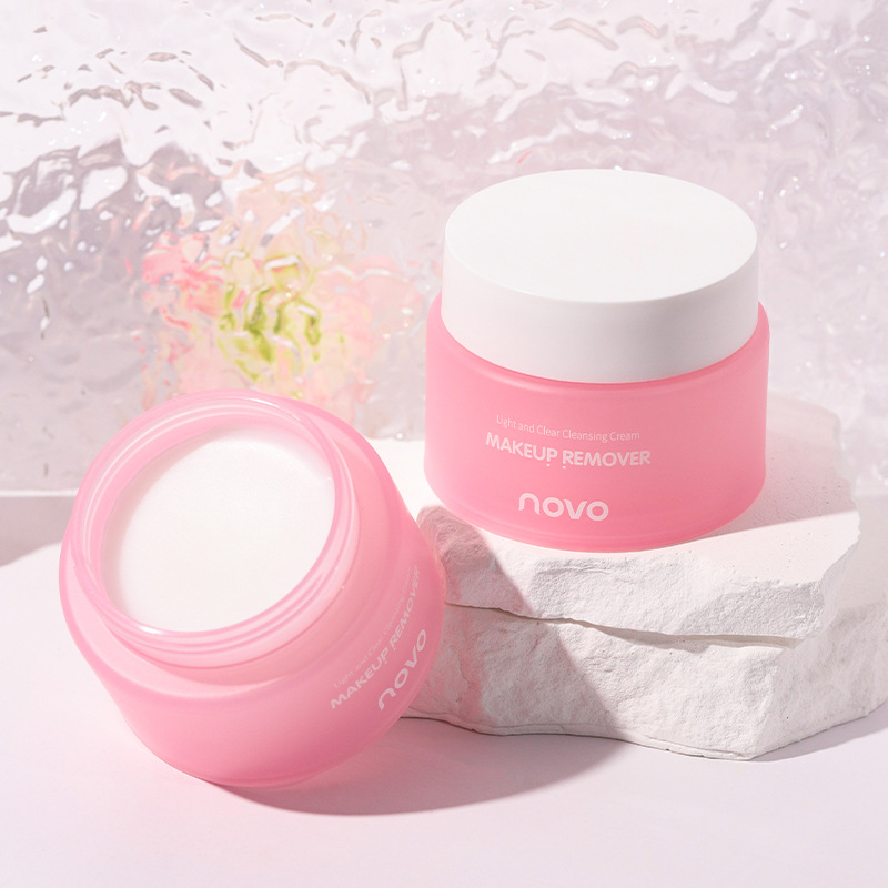 NOVO Light Cleansing Makeup Remover Cream is gentle and non-irritating, deeply cleansing the eyes, lips and face. It is a makeup remover lotion and water Specification drawing
