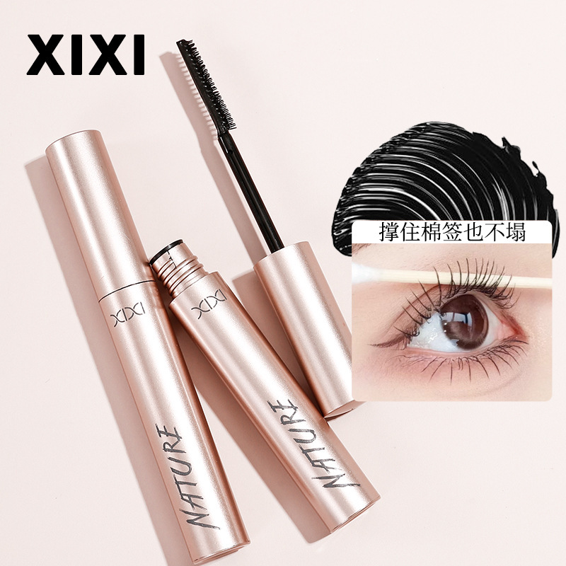xixi Curling Magic Mascara is waterproof, sweat-proof, and does not smudge. It naturally curls and elongates your eyelashes, making each one distinct. It serves as a base for your eyelashes full figure