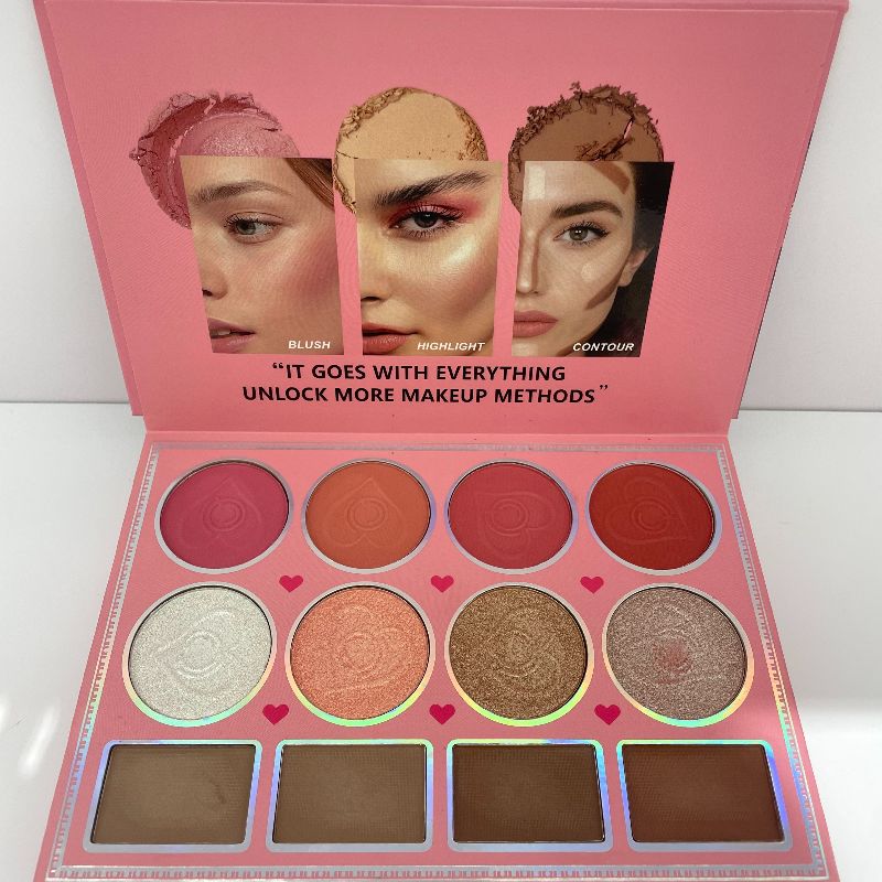  纸板眼影   书本眼影  Book eye shadow   腮红  眼影  唇釉   Three  Storeys