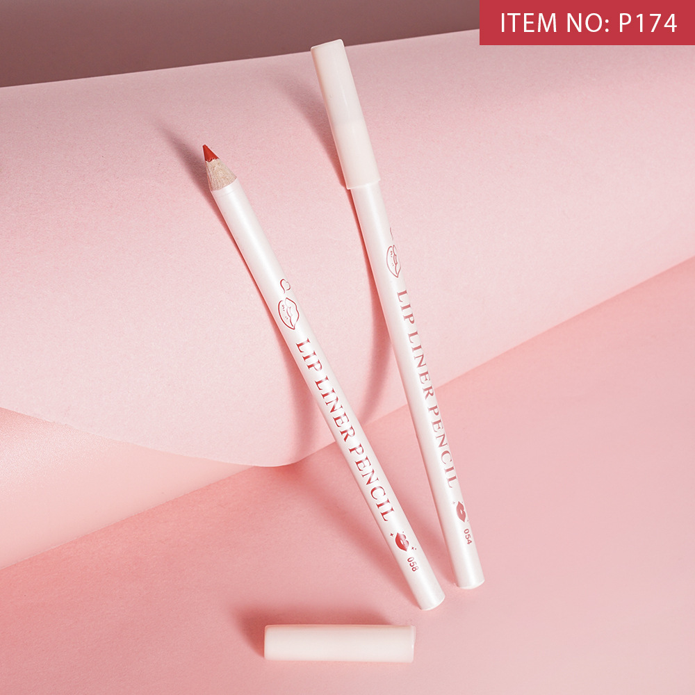 Menow 12-color lip liner pens provide three-dimensional color display to create various makeup looks details Picture
