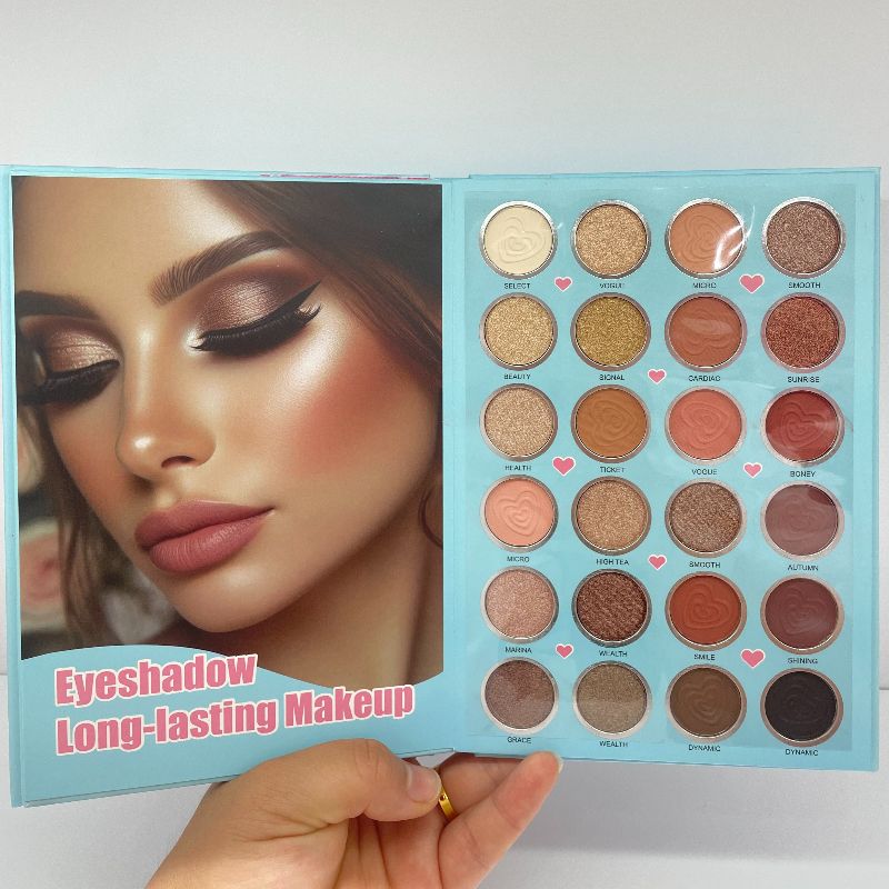 Eyeshadow Cardboard Eyeshadow Book Eyeshadow Book eye shadow Multiple colors pic 8