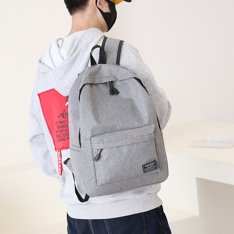 Ins-style Korean backpacks, simple college student business computer bags, hiking bags, gift travel bags details Picture