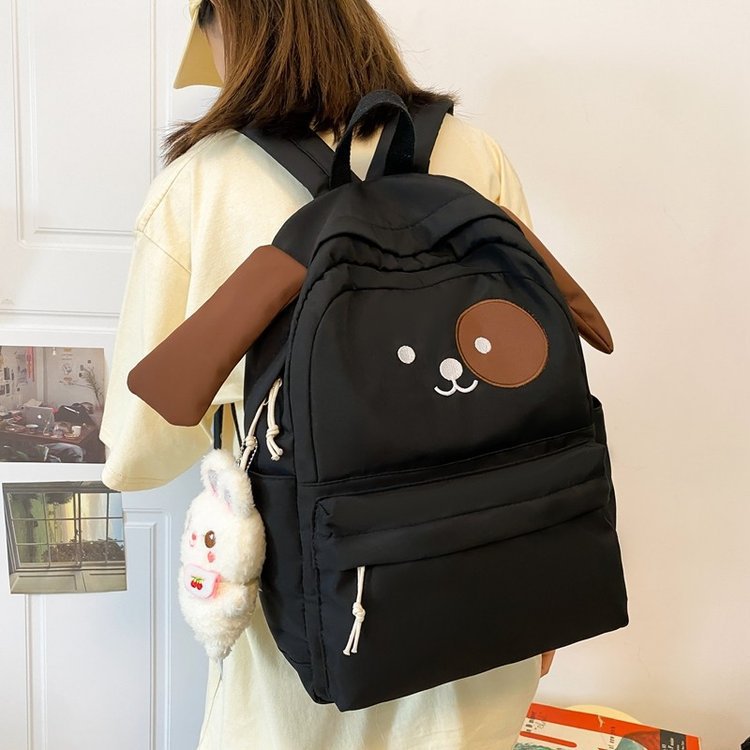 Cartoon schoolbag, schoolbag for primary school girls, cute dog, student girl backpack, large-capacity, lightweight backpack Item Picture